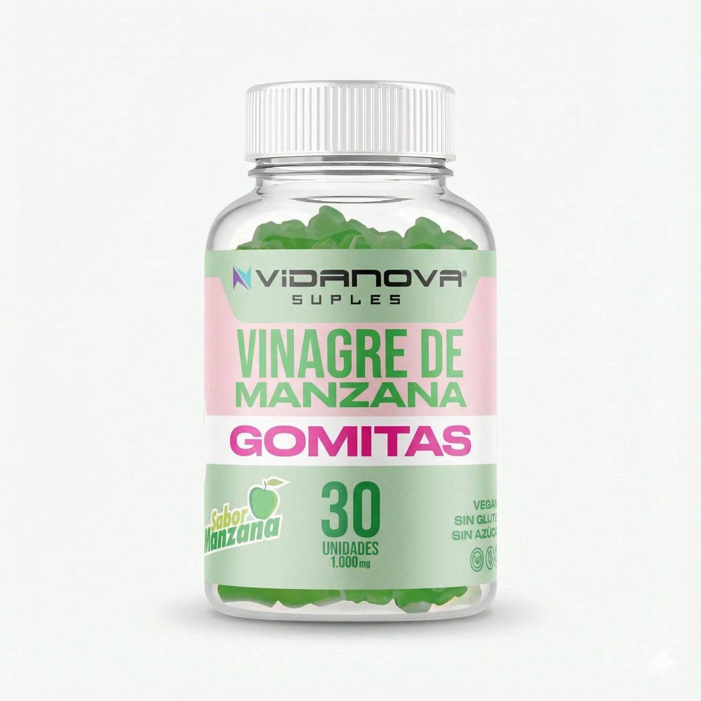 GOMITAS VINAGRE DE MANZANA 1000MG