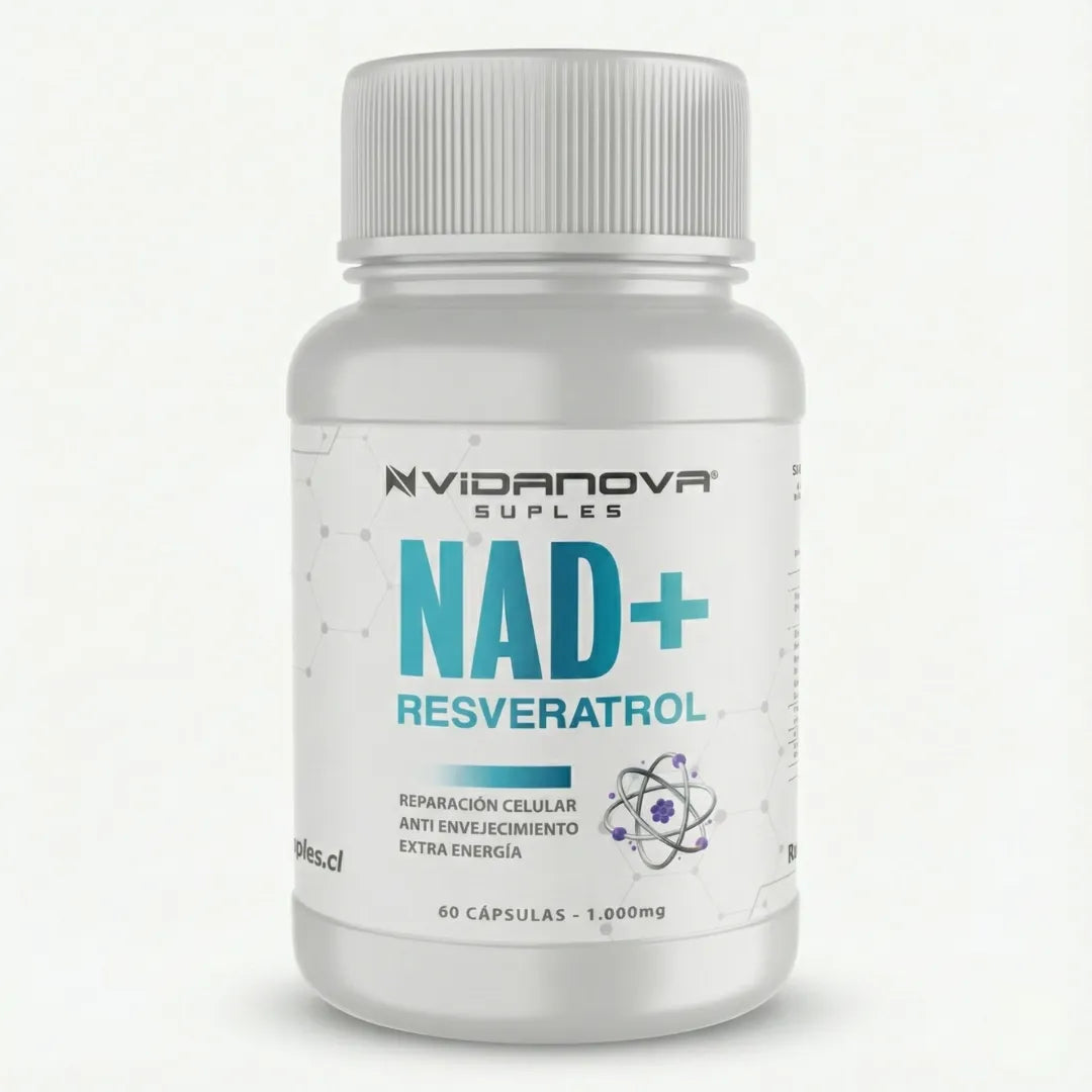 NAD+ RESVERATROL 1000MG 60 CAPS