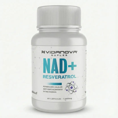 NAD+ RESVERATROL 1000MG 60 CAPS