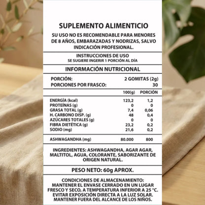 60 GOMITAS ASHWAGANDHA 1000mg