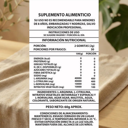 60 GOMITAS OXIDO NITRICO 1000mg